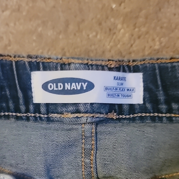 Old Navy Kids Ripped Denim Shorts - Light Blue - Picture 2 of 4